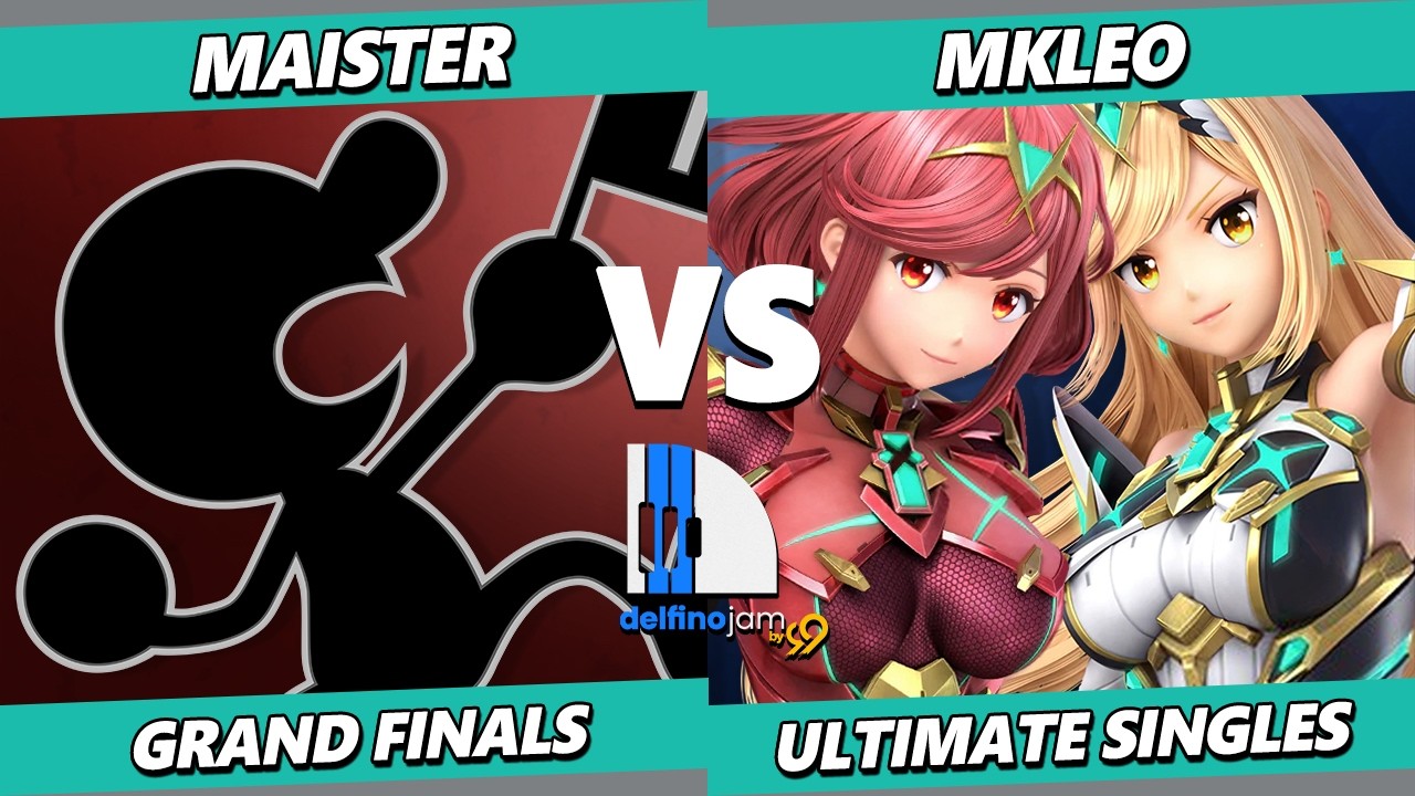 Delfino Jam 99 GRAND FINALS - MkLeo (Pyra Mythra) Vs. Maister (Game & Watch) Smash Ultimate - SSBU