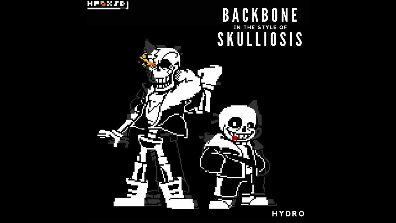 BACKBONE in the style of SKULLIOSIS