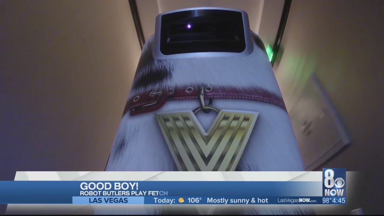 Robot butlers play fetch at the Vdara
