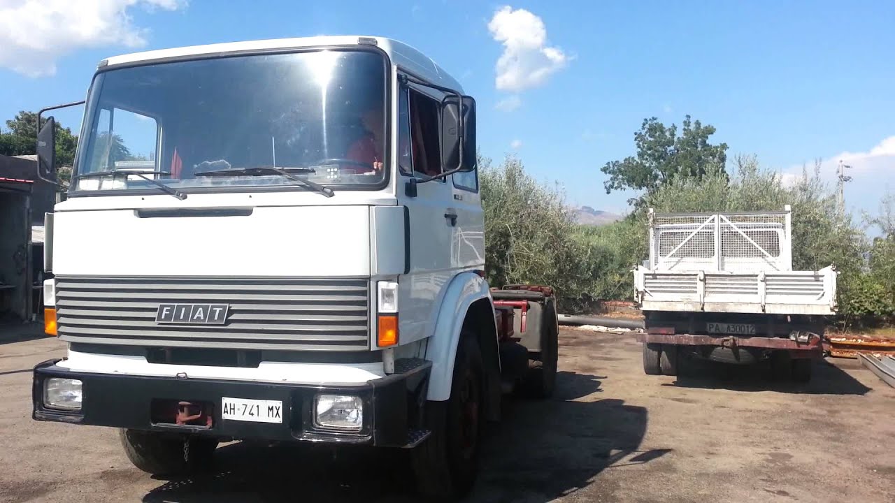 Giuseppe con il FIAT 190 F 35 T
