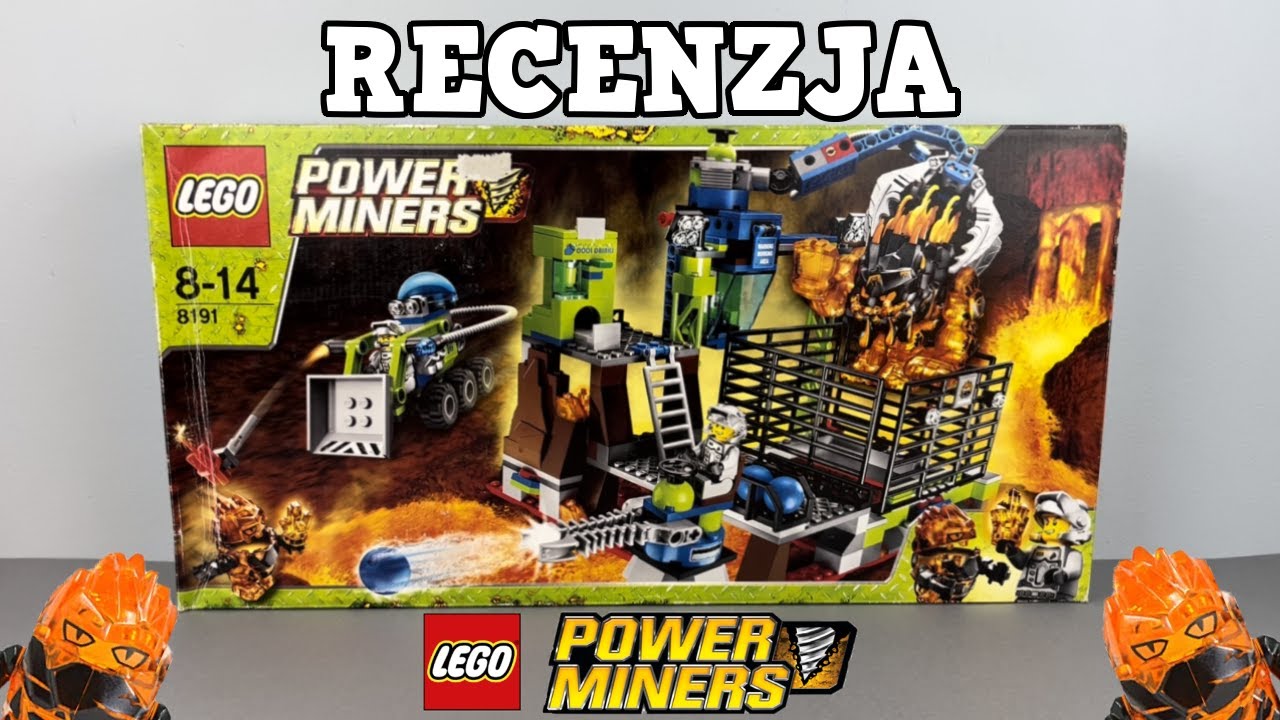 Lego Power Miners 8191 LAVATRAZ | RECENZJA