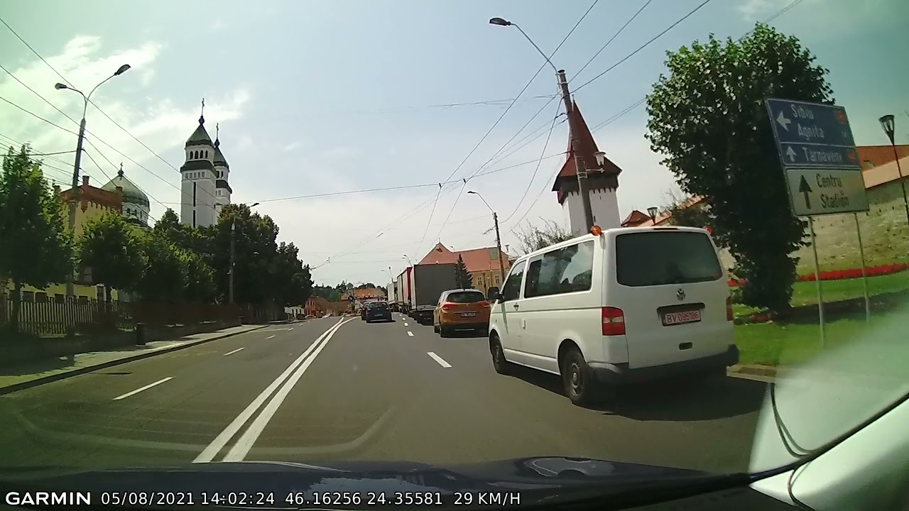 DRIVE #1624: Sighişoara-Mediaş-Sibiu (Romania) (timelapse 4x) *Read Description*