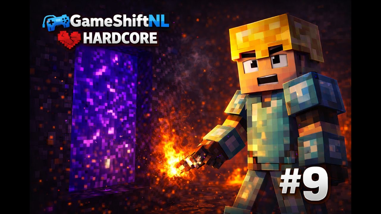 🔥 Hardcore Survival #9 | Klaar voor de Nether?! 🔥