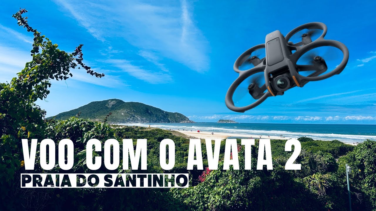 Explorando a Praia do Santinho com o DJI Avata 2 | Voo Narrado