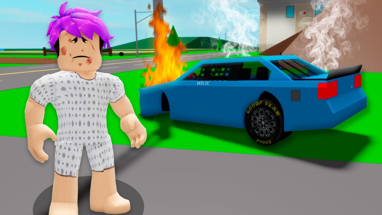 SOFRI UM ACIDENTE DE CARRO no BROOKHAVEN