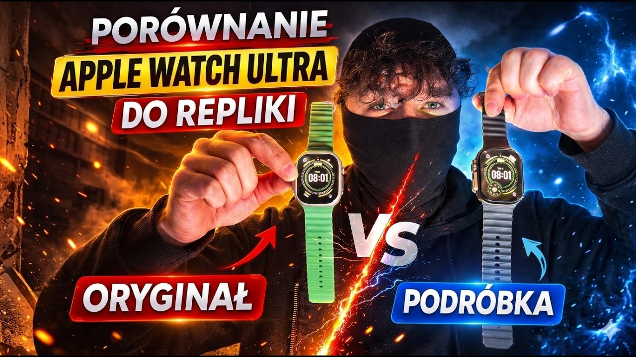 PORÓWNANIE APPLE WATCH ULTRA DO REPLIKI