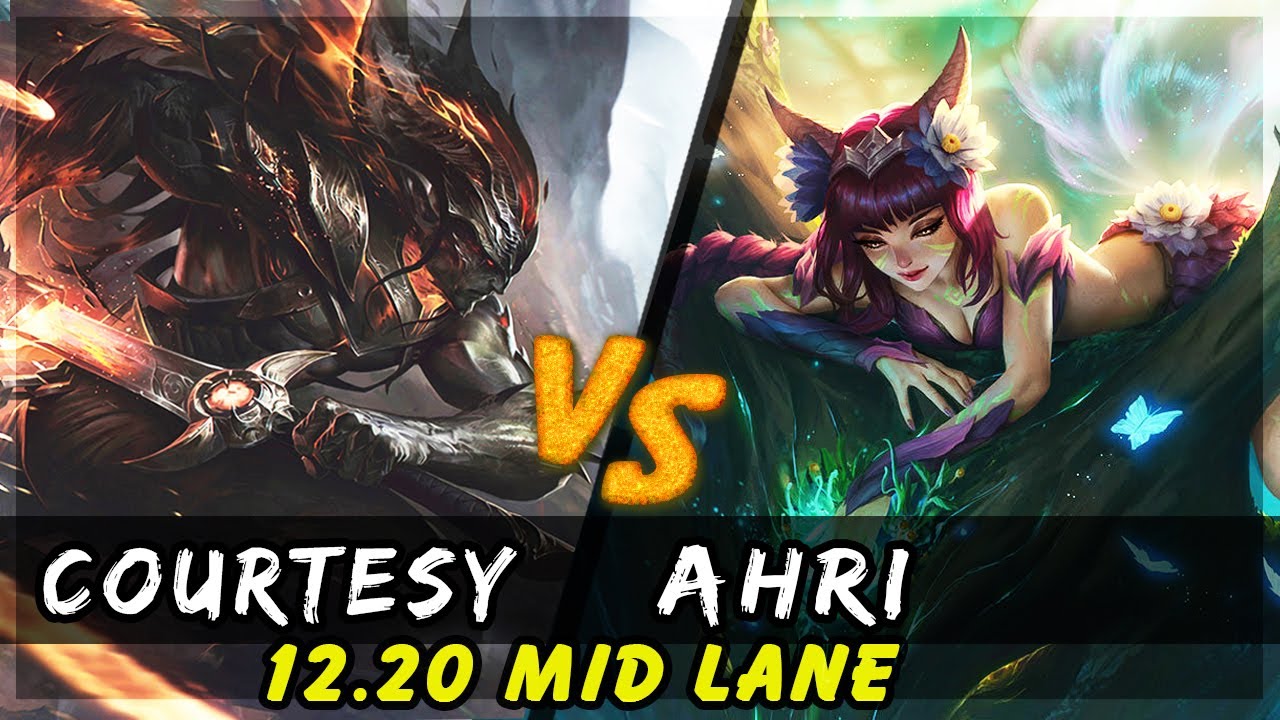 Courtesy - Yasuo vs Ahri MID Patch 12.20 - Yasuo Gameplay