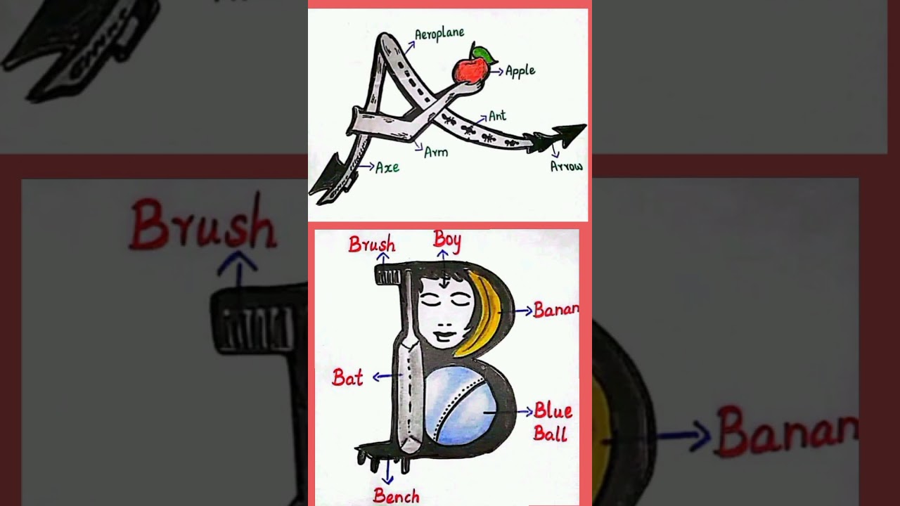 Learning the Alphabet.“Letters with Hidden Pictures” 