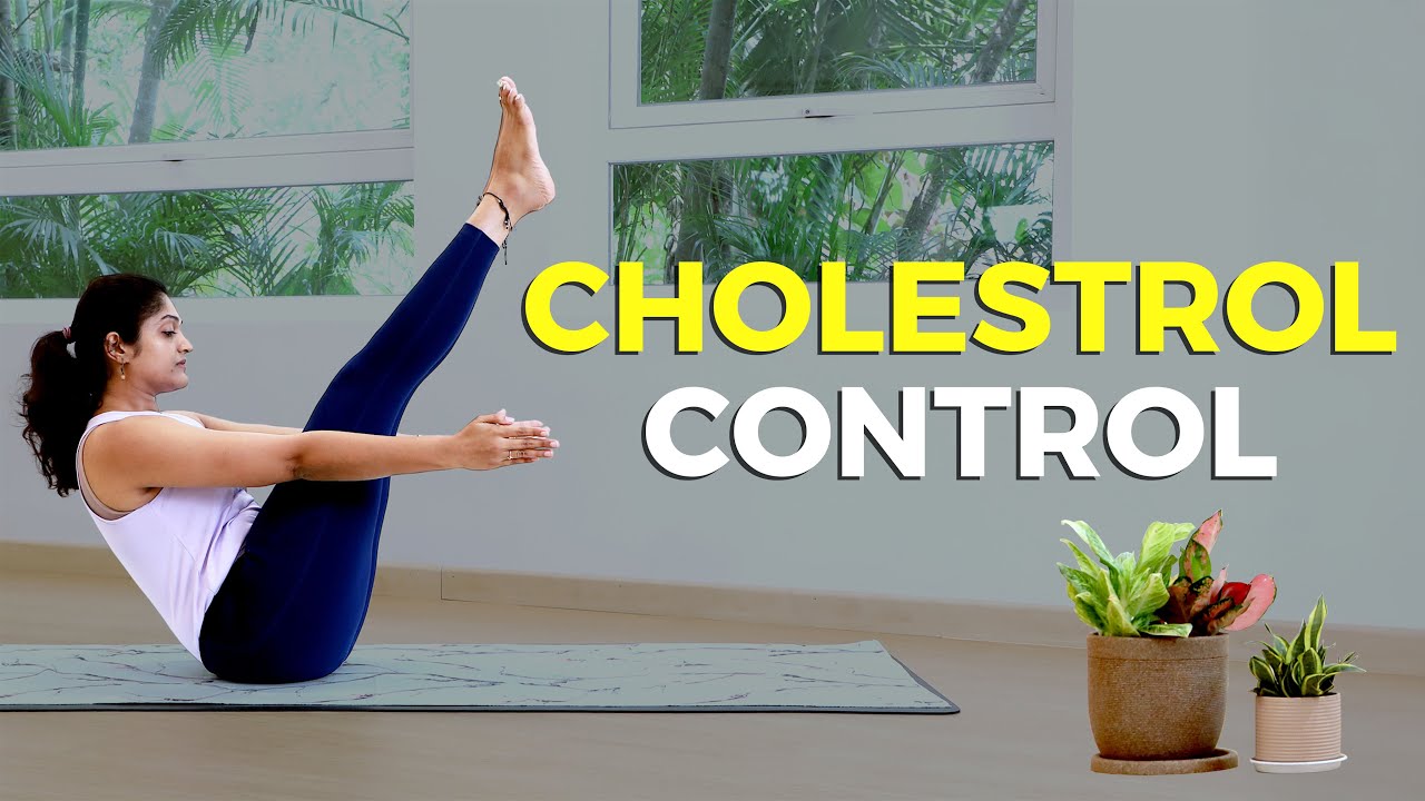 Cholestrol Control | Yoga For Cholestrol Control | How To Reduce Cholesterol | Navasana