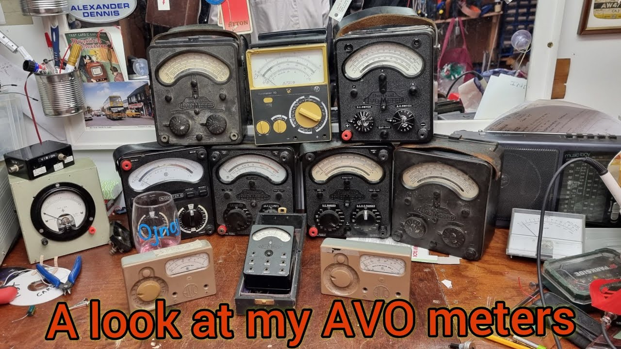 A look at my AVO meters.