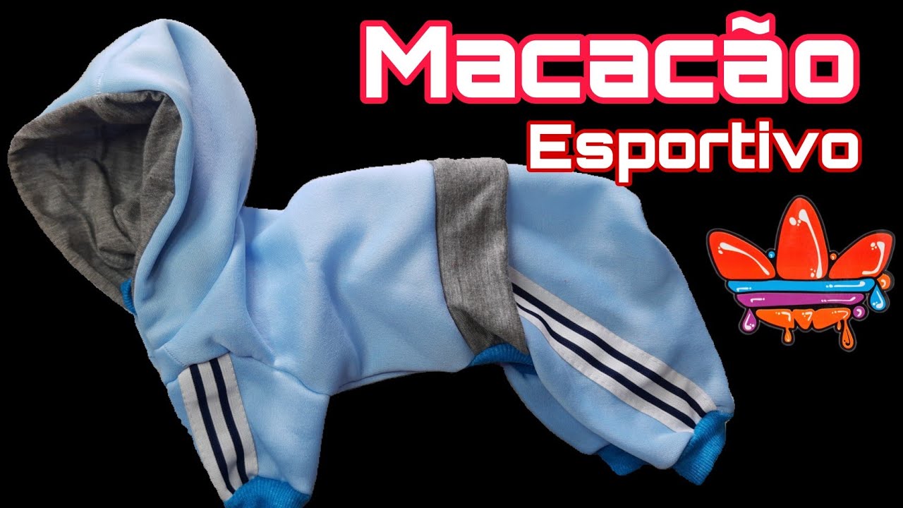 Como fazer macacão esportivo com listras nas mangas e calça/Molde na descrição