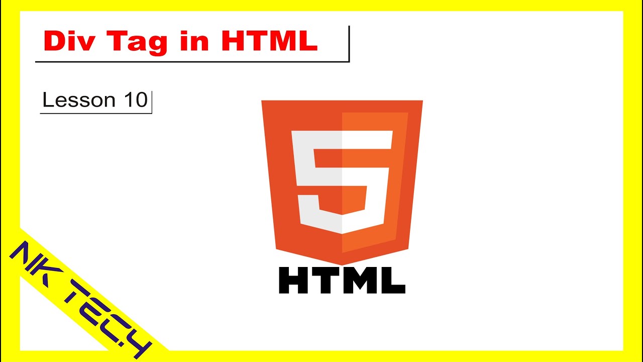 HTML Tutorial for Beginners - How to add divs and sections in HTML