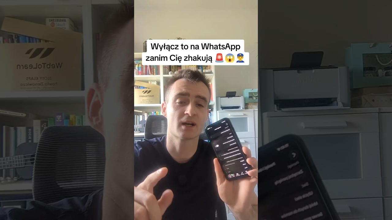 Wyłącz to na WhatsApp zanim Cię zhakują 🚨😱👮&zwj;♂️ #whatsapp #whatsapptips