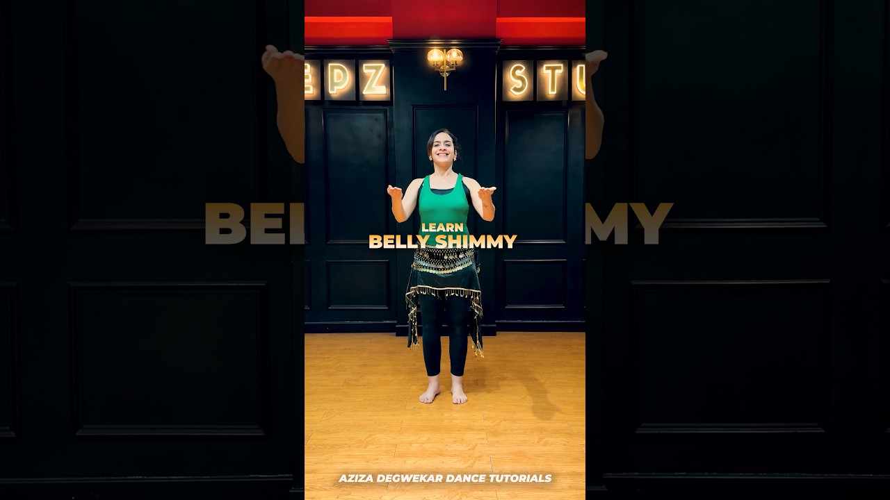 Belly Shimmy | Tutorial 10 | Belly Dance | Aziza Degwekar | Stepz Studio