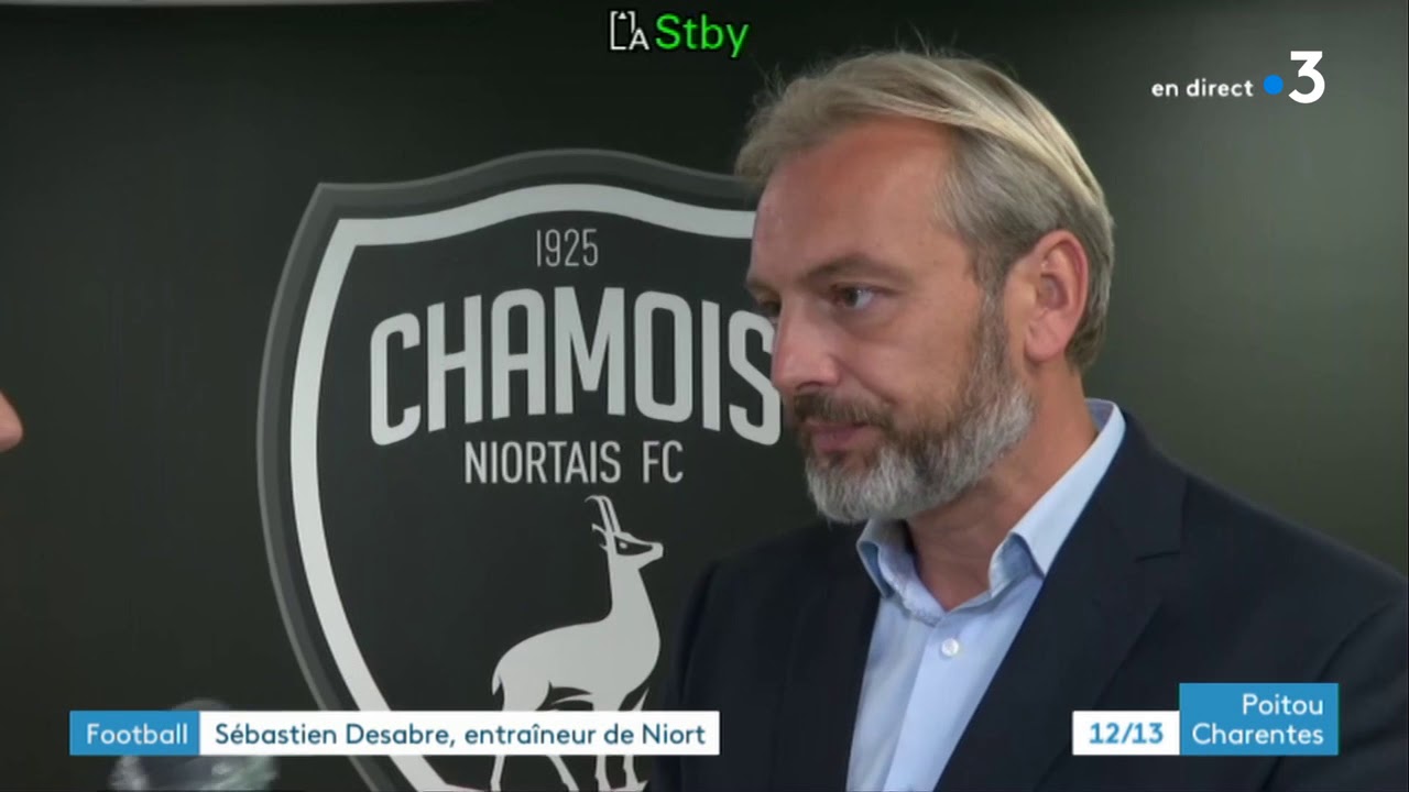 Interview arrivée Sébastien Desabre nouveau coach des Chamois Niortais par Freddy Vetault