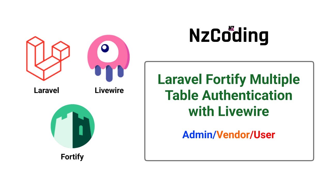 Laravel Fortify Multiple Table Authentication with Livewire