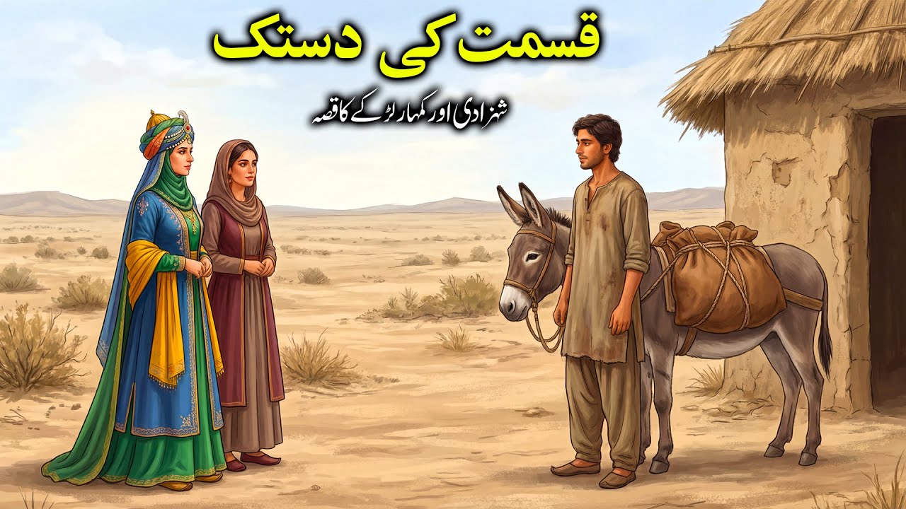 kismat ki dastak | shehzadi or kumhar larke ka kiss | moral story in urdu