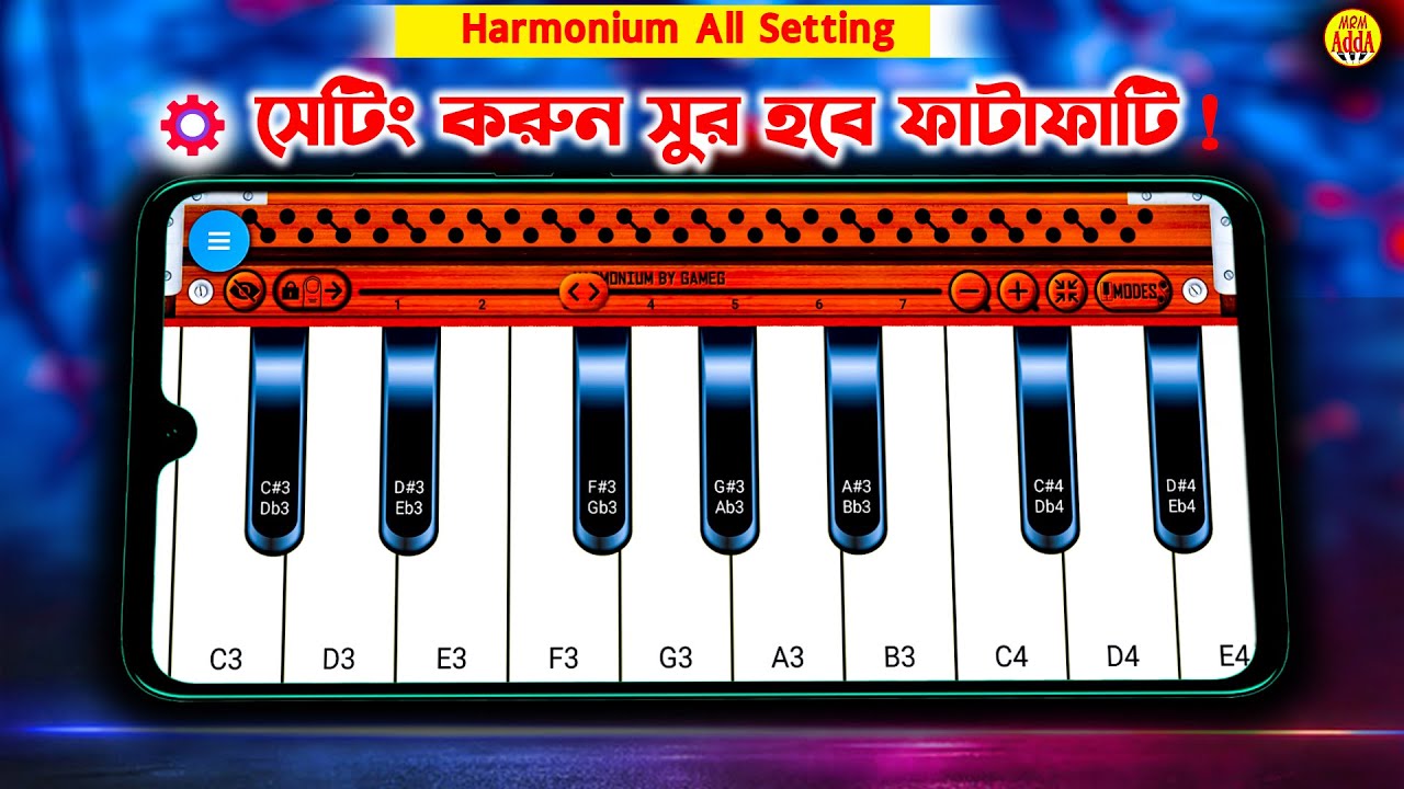 Harmonium All Setting 2024 | Mobile Harmonium App | MrM Adda