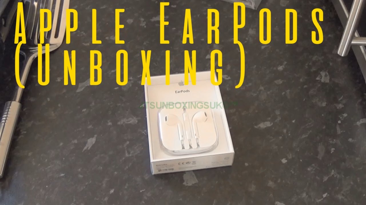 Apple EarPods (Unboxing)