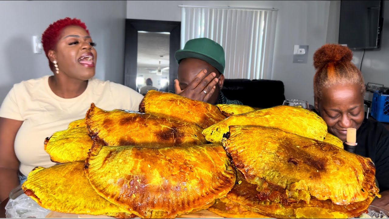 HAPPY BIRTHDAY @CLIFFIELOVESTOEAT | JAMAICAN BEEF PATTIES| DINNER CELEBRATION MUKBANG EATING SHOW!