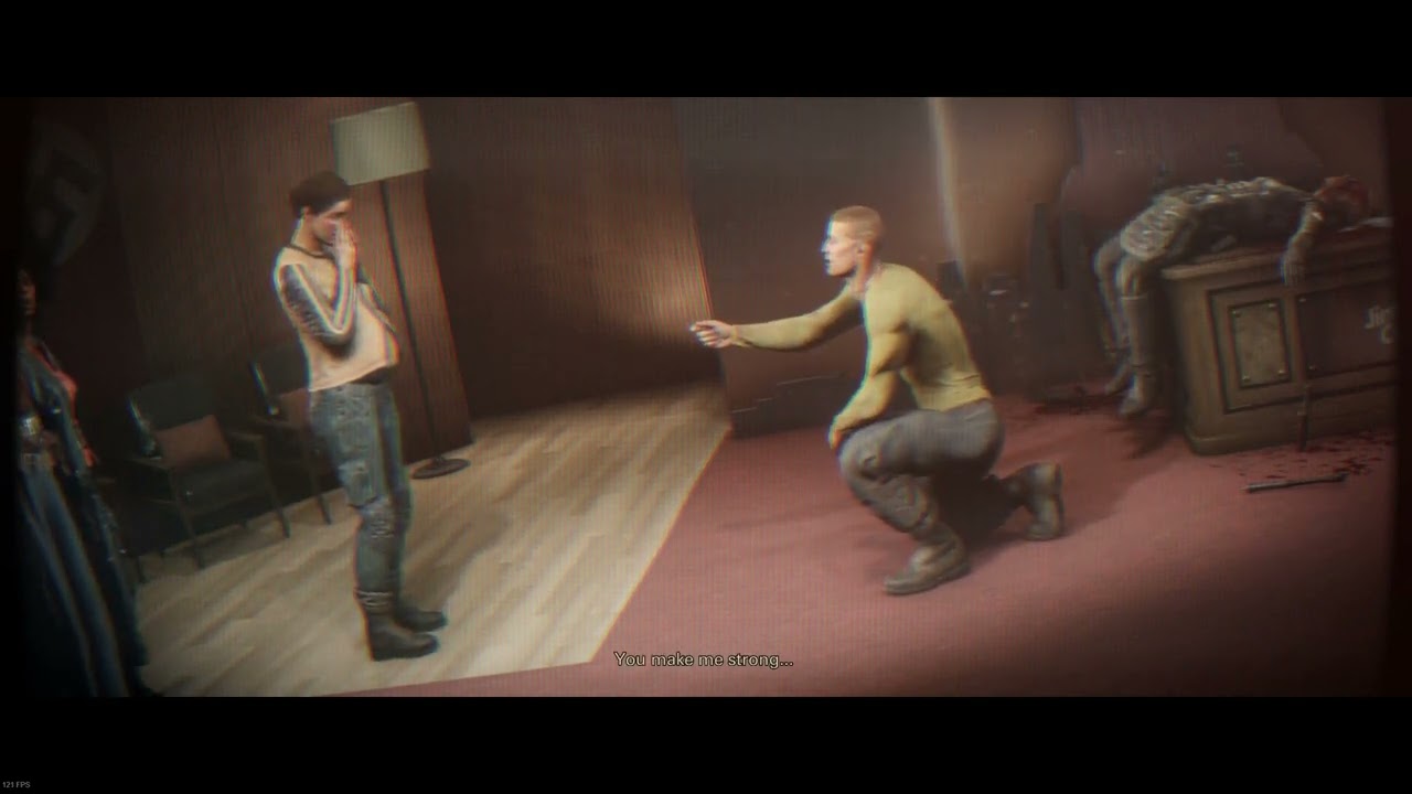 Wolfenstein: The New Colossus Blazko Proposes To Anya And She Agrees To Marry Him Cutscene