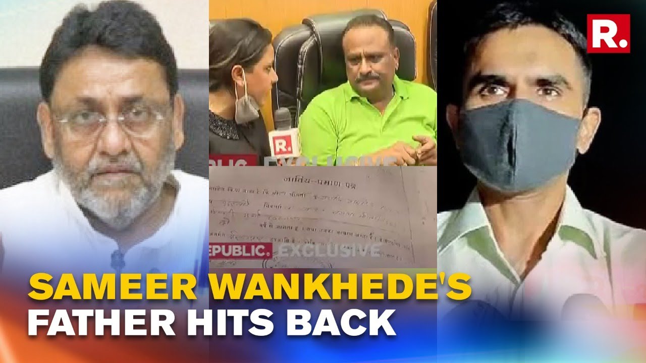 Sameer Wankhede's Father Dnyandev Shares Caste Documents With Republic, Refutes Allegations By NCP