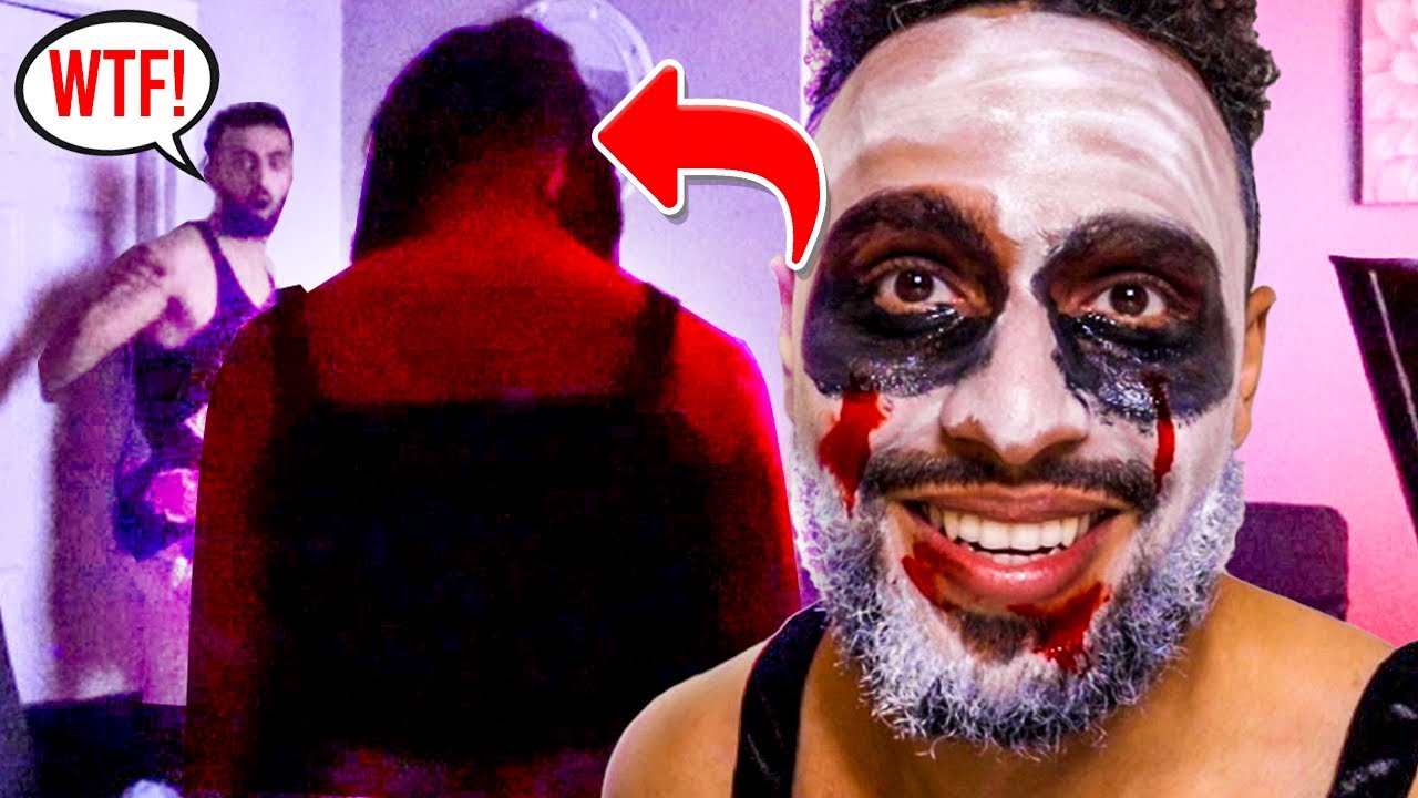 HALLOWEEN PRANK ON SLIM (BACKFIRES)