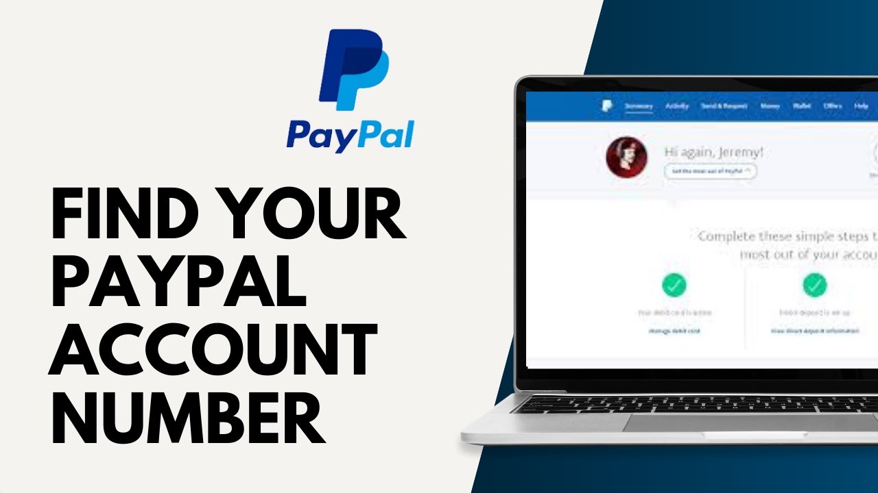 How to Find your Paypal Account Number on Paypal Website