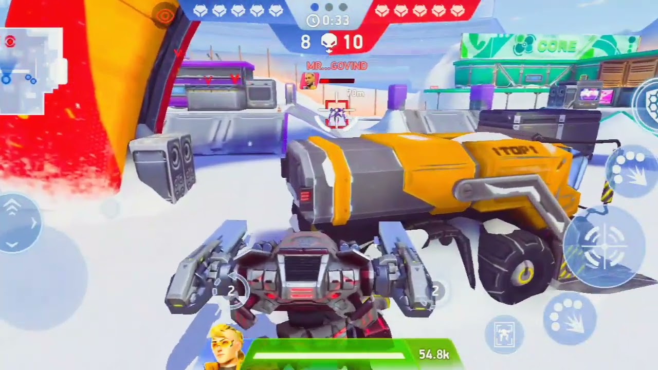 MECH ARENA GAMEPLAY 🎮#teammech #mecharena #gaming #youtubevideo 