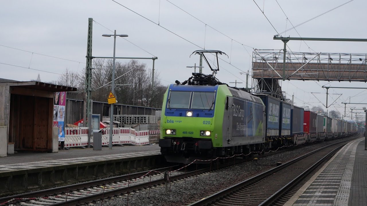 Eisenbahnverkehr in Bonn Beuel Mit Br 425 193 186 147 1016 485 187 189 146 185 152 482 401 411
