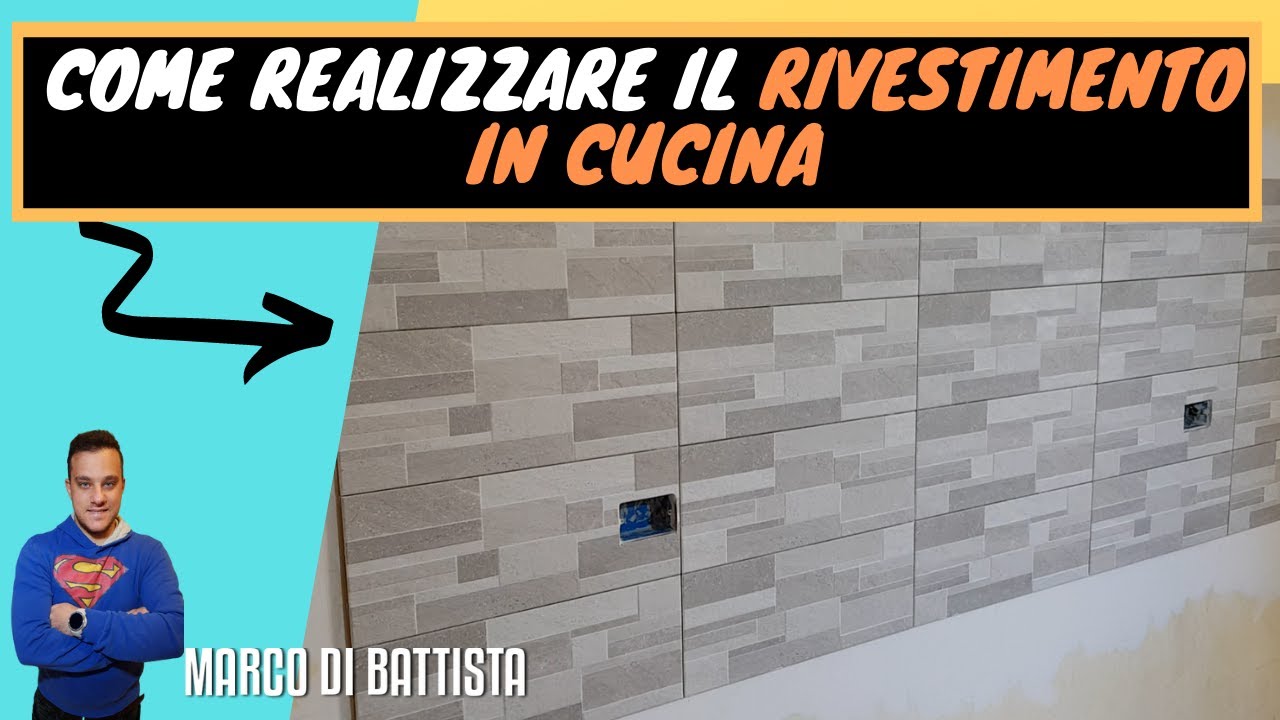 Come ho realizzato il rivestimento sospeso in cucina