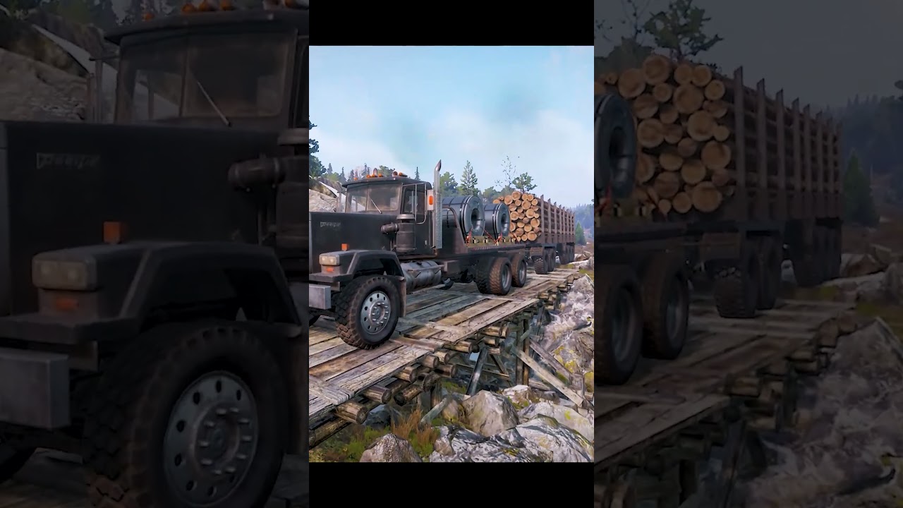 Guardian of the Lake | Transport the Metal rolls and Medium logs | SnowRunner