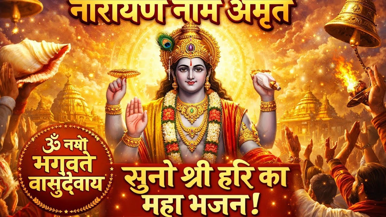 नारायण नाम अमृत 🙏 | सुनो श्री हरि का महा भजन | Sanskrit Shlok Bhajan 2026 | #bhakti #song 