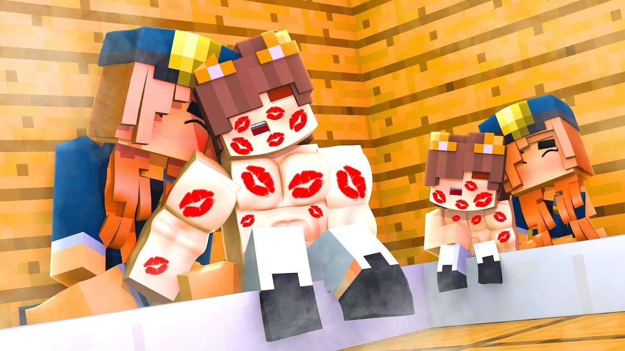 EU e MEU IRMÃOZINHO DORMIMOS na SAUNA e AC0RDAM0S COM AS P0LICIAIS no Minecraft
