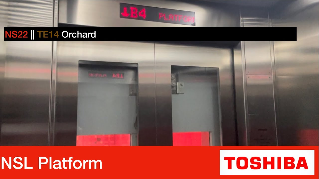 Orchard MRT Station || Toshiba Elevator (NSL Platform)