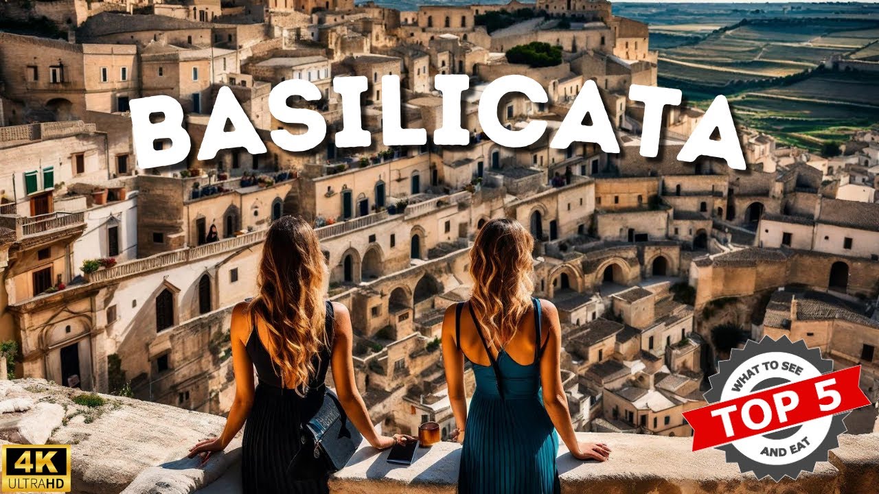 Топ 5 | Basilicata - Что посмотреть и есть в 2024 году | 4K