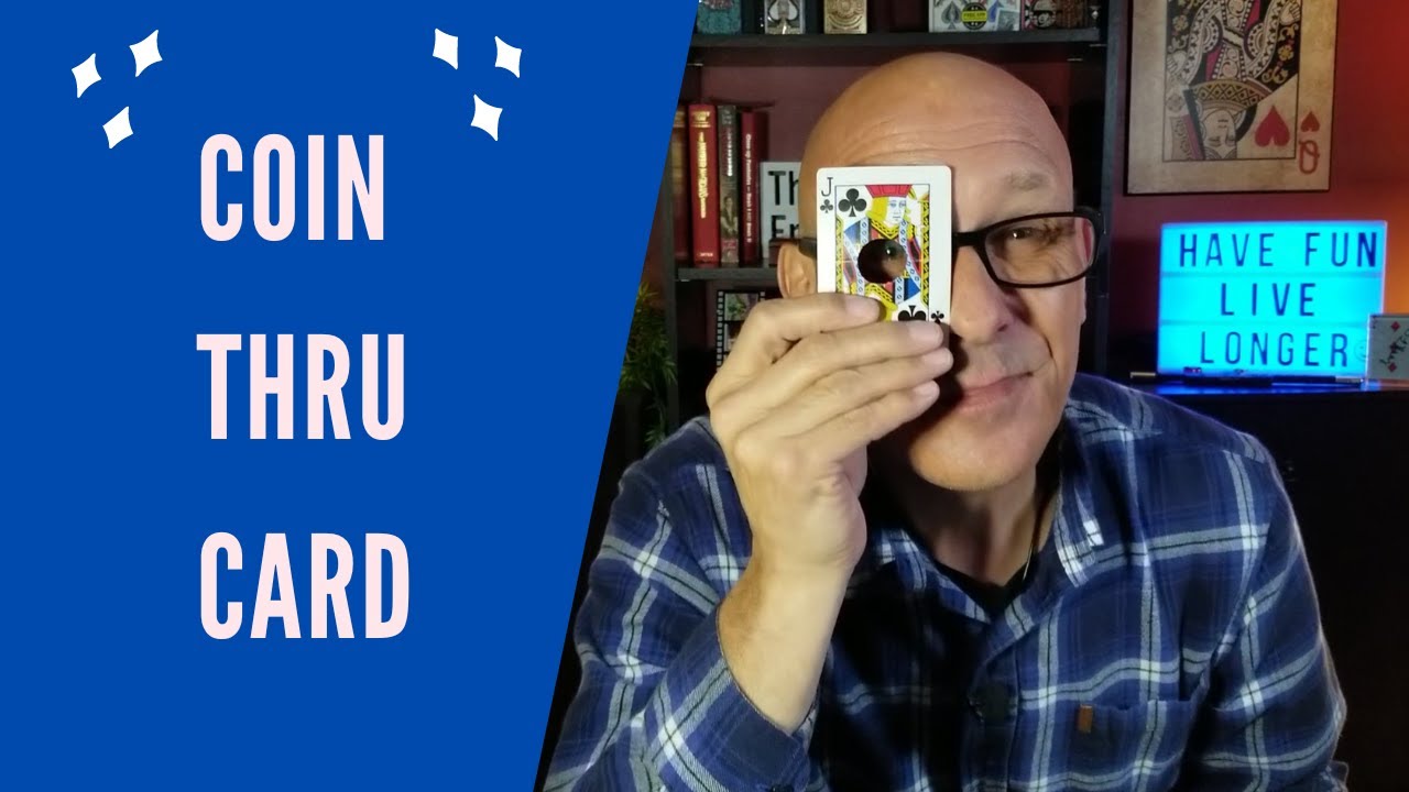 Coin Thru Card Trick Revealed | Easy Coin Magic For Beginners