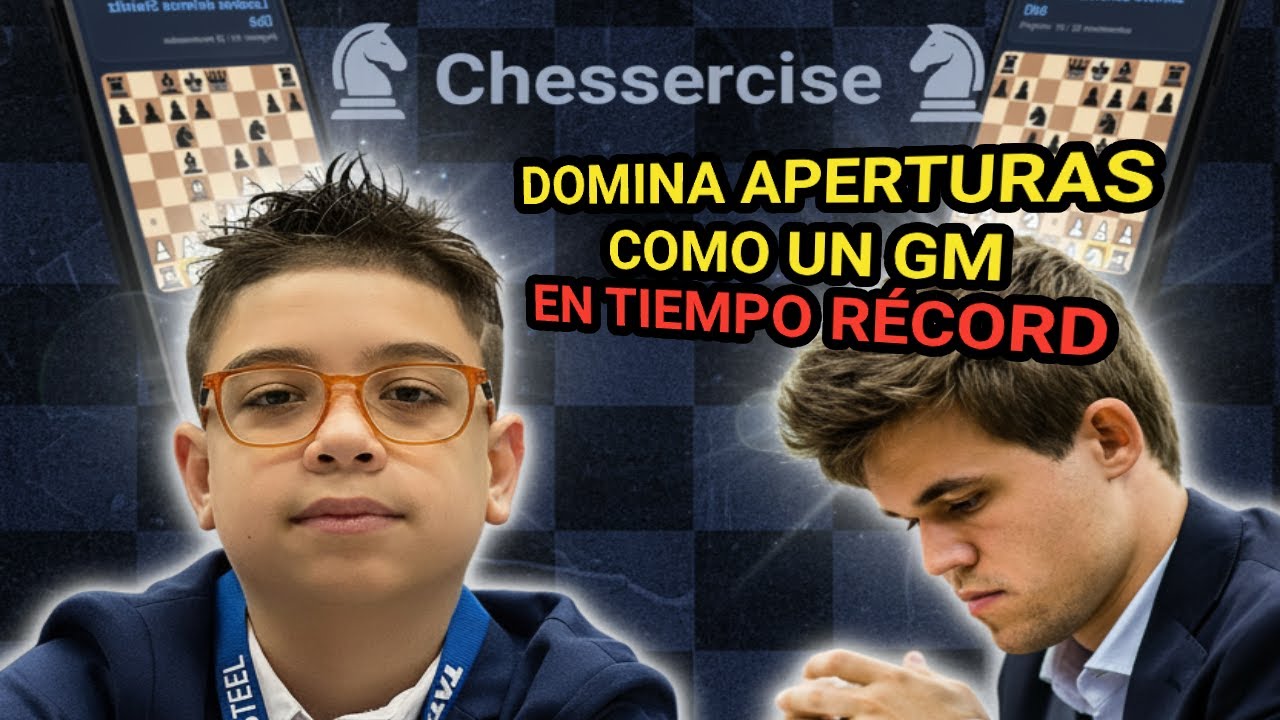 Domina aperturas como un Gran Maestro con Chessercise | Tutorial paso a paso