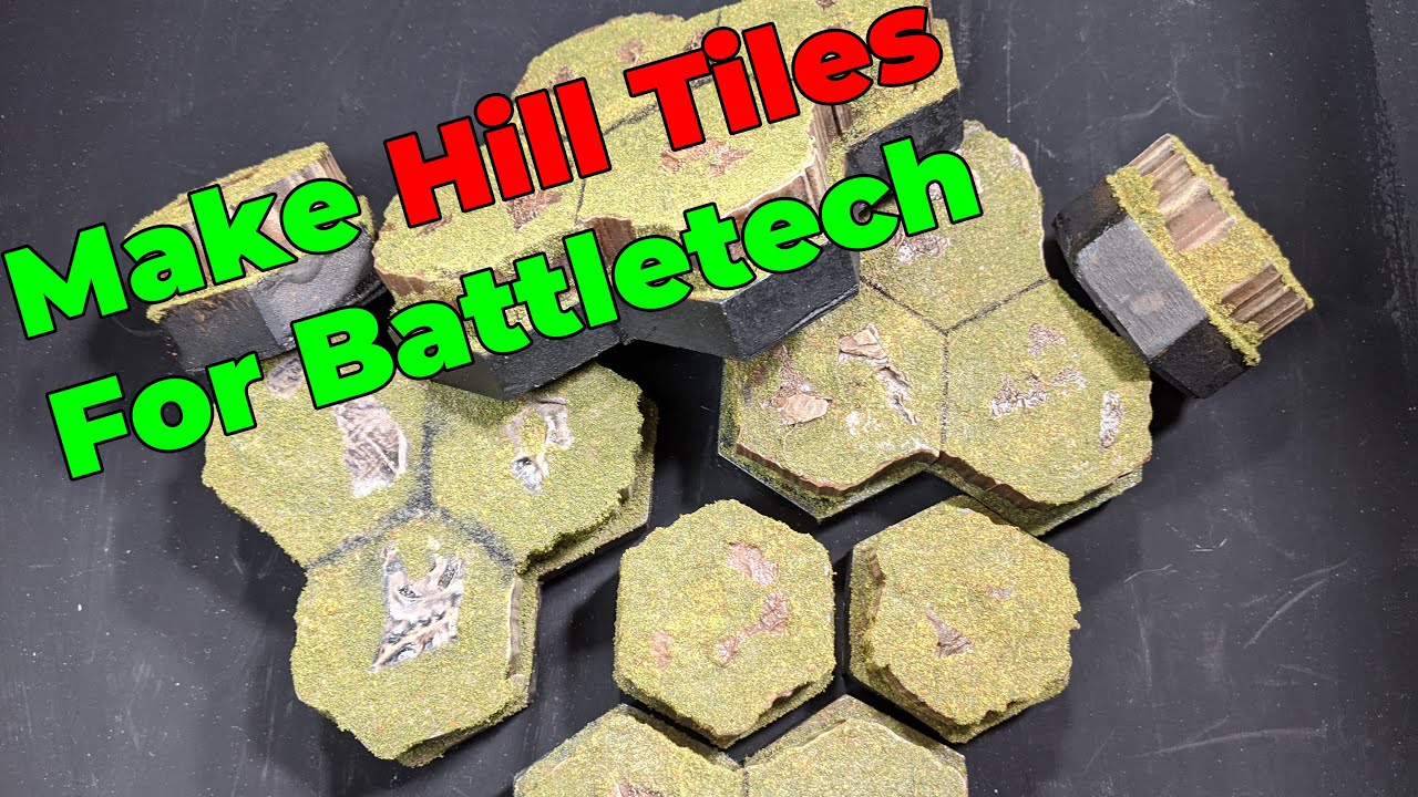 Make Modular Hill Tiles for BattleTech