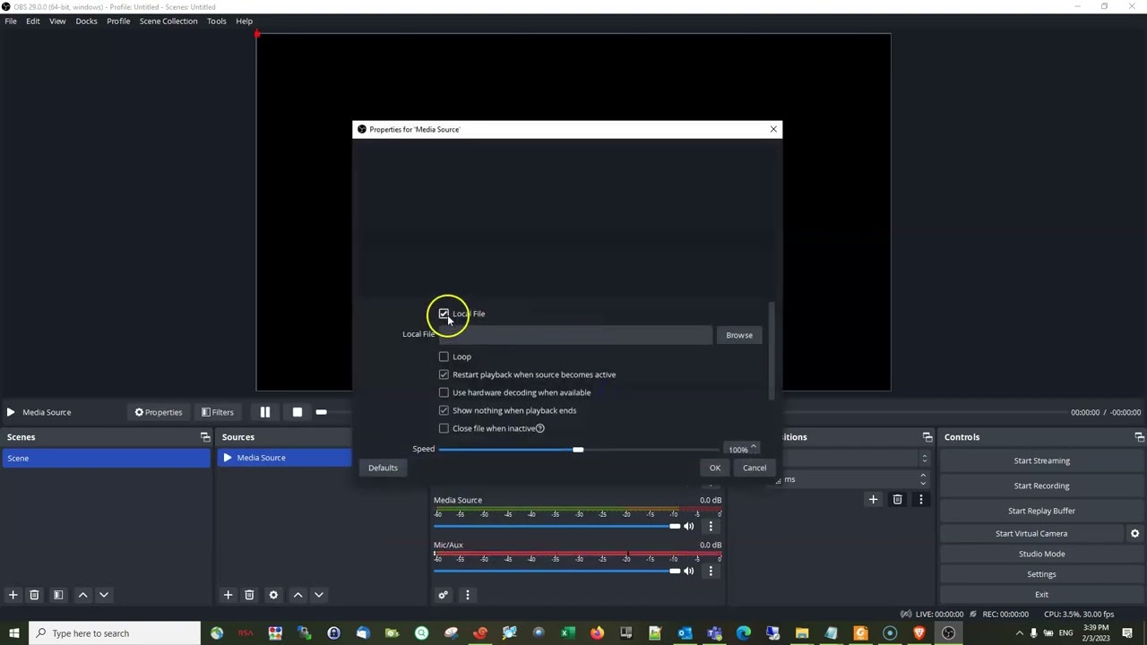 I&A: Setting up SRT stream camera as caller in between SRG-A40 and OBS Studio