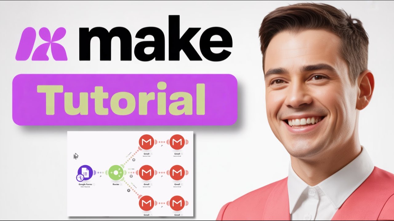 How I Automate Google Forms to Gmail with Make.com | Easy Beginner Tutorial