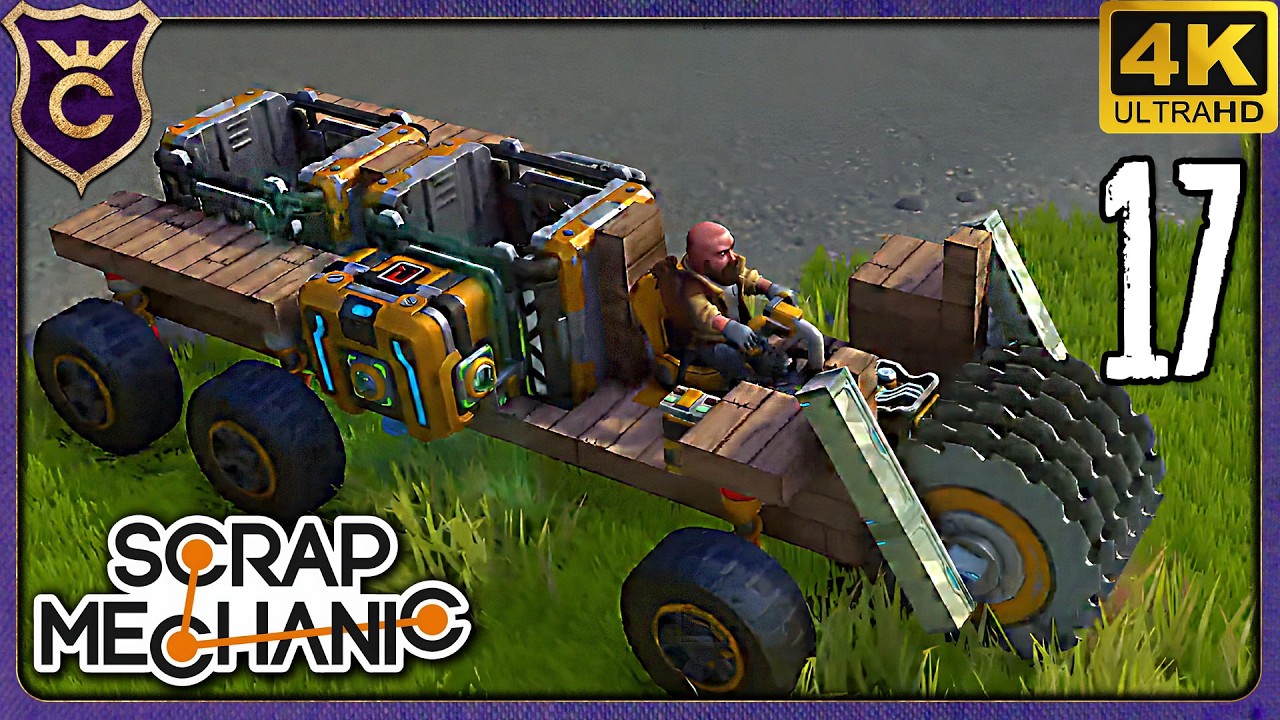 МОЩНАЯ ЛЕСОРУБКА БОТОРЕЗКА! 17 Scrap Mechanic Релиз