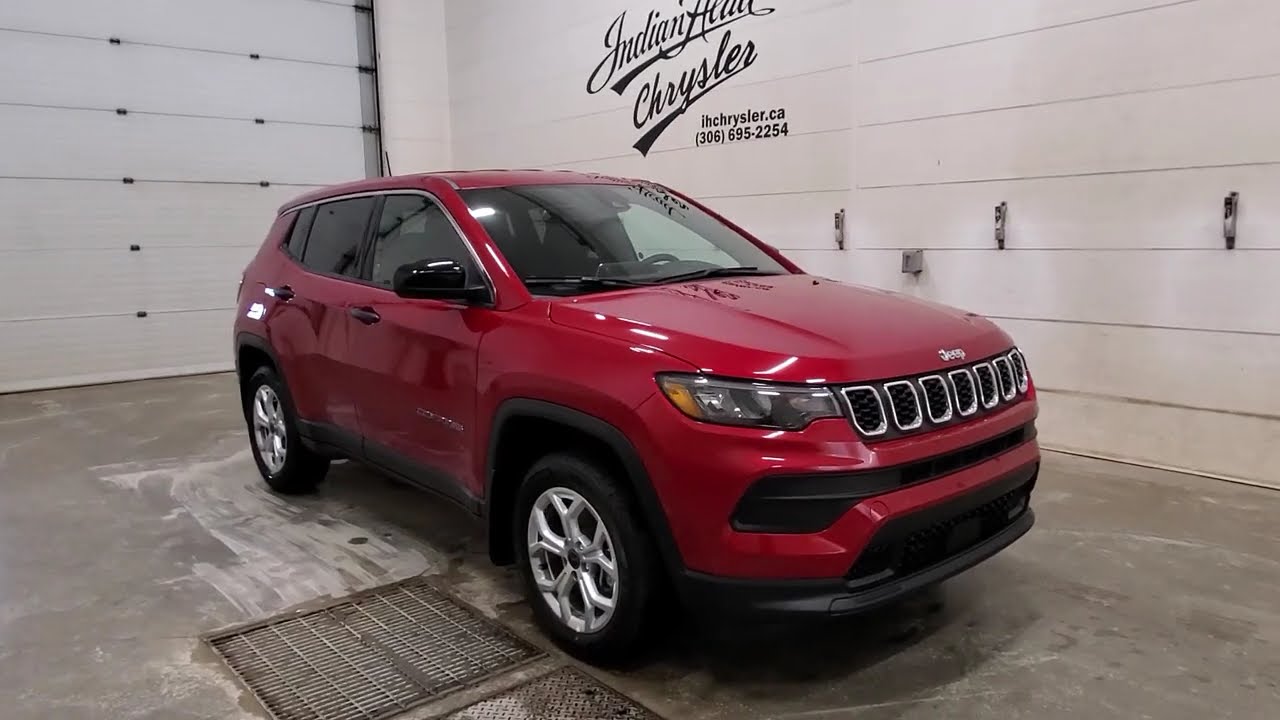 2025 Jeep Compass Sport -  Red Hot Pearl  - Stock 1225