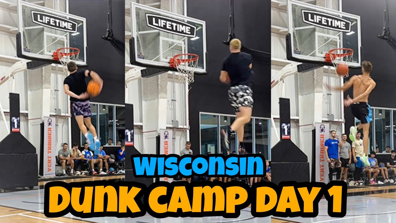 INSANE Dunks at Dunk Camp Wisconsin! DAY 1 w/ Donovan Hawkins, Kilganon, and More!!
