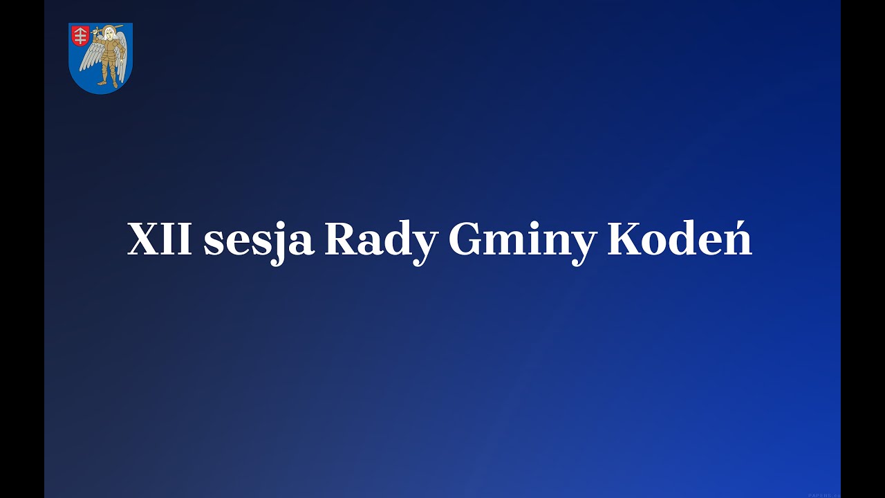 XII sesja Rady Gminy Kodeń