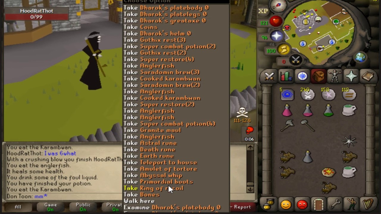 OSRS High Risk PK Vid #14 | Cold | 300m+ loot