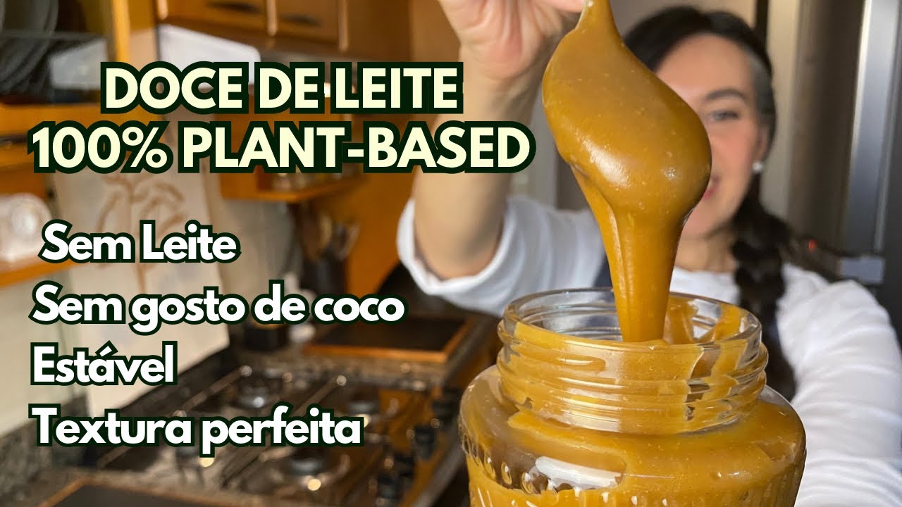 DOCE DE LEITE PLANT-BASED PERFEITO | VEGANO | Sem leite, sem gosto de coco, estável para recheios