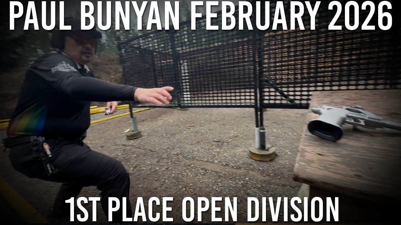 1st Place Open Division - USPSA Paul Bunyan Feb 2026