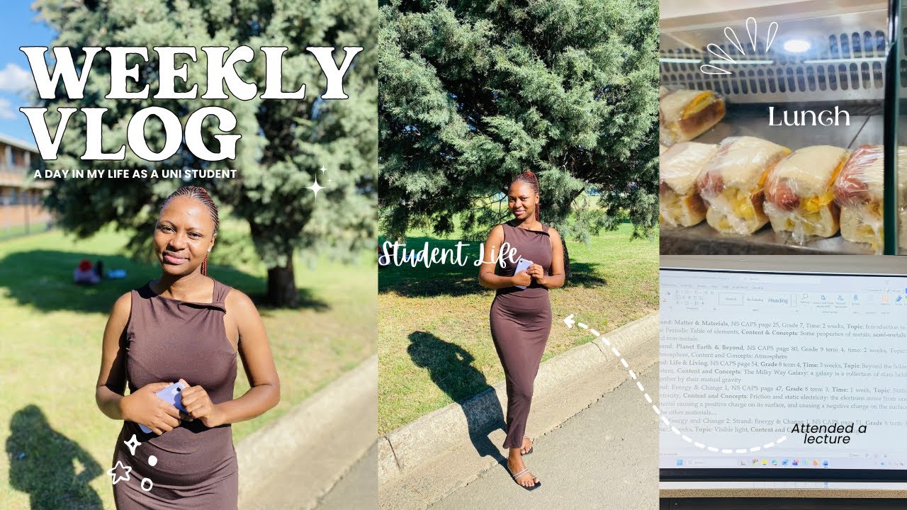 Weekly Vlog: Uni diaries | Attending Lectures| #vlog #sayoutuber 