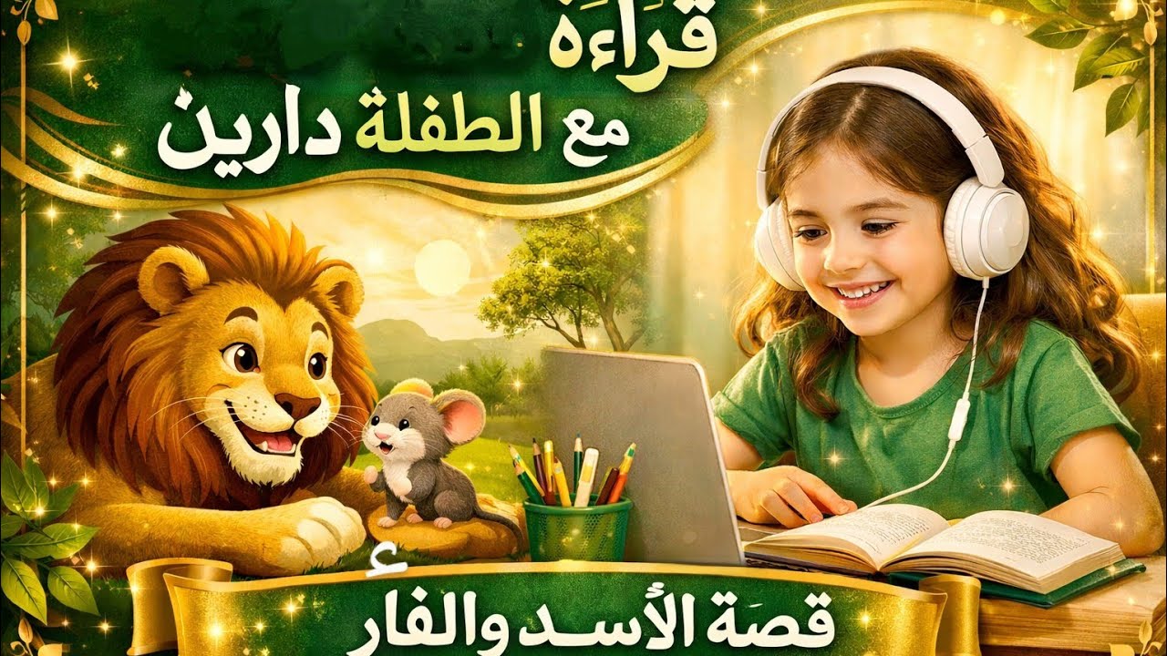 قراءة قصة للأطفال | ممارسة مهارة القراءة مع طالبة أونلاين